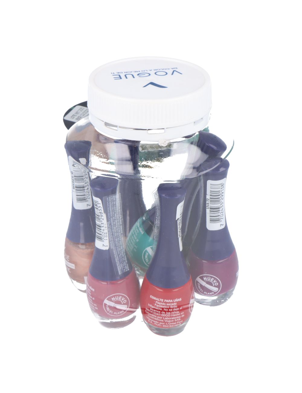 SET DE ESMALTES COLORES FANTÁSTICOS 10 ML X7