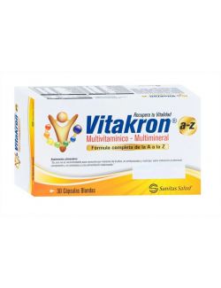 VITAKRON A-Z MULTIVITAMINICO MULTIMINERAL 30 CAPSULAS BLANDAS