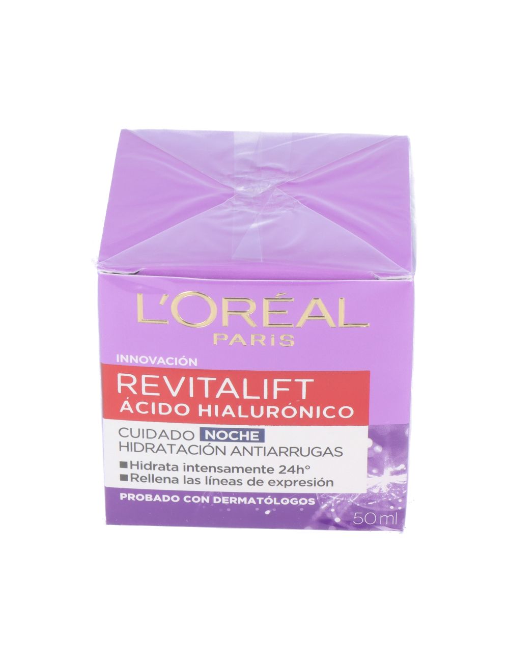 CREMA DE NOCHE REVITALIFT HIDRATANTE RELLENADOR ÁCIDO HIALURÓNICO 50ML LOREAL