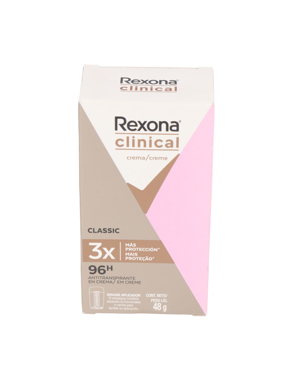 REXONA CLINICAL CLASSIC DESODORANTE EN BARRA 48 GRS