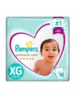 PAMPERS PREMIUM CARE XG 16 UN