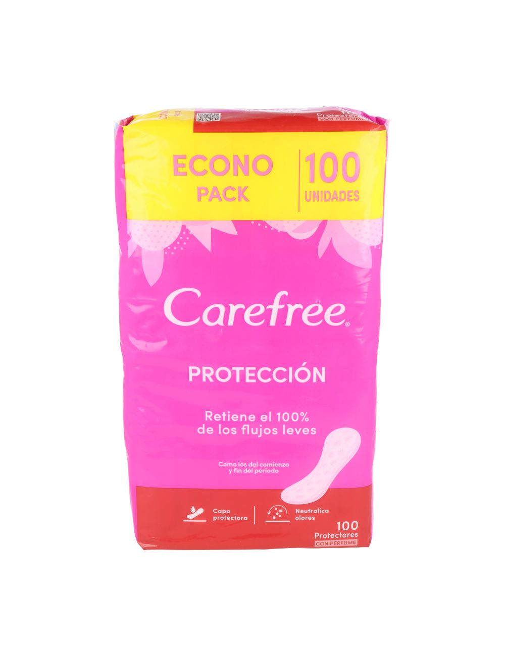 PROTECTORES NATURAL FRESH 100 UNIDADES. SIN PERFU