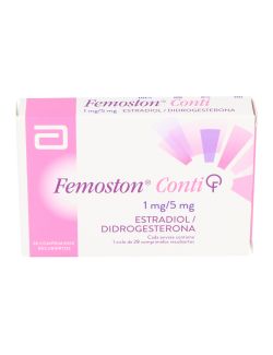 FEMOSTON CONTI ESTRADIOL 1MG / DIDROGESTERONA 5MG 28 COMPRIMIDOS RECUBIERTOS LAB.ABBOTT