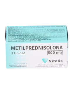 METILPREDNISOLONA 500 MG 1 AMPOLLA SOLUCION INYECTABLE VITALIS CENABAST
