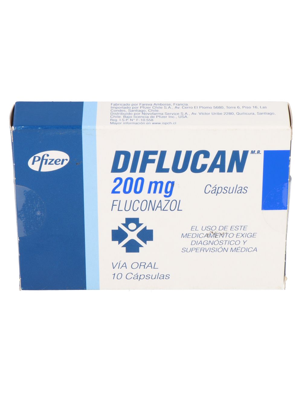 Precio Fluconazol Diflucan 200 mg 10 Capsulas Farmalisto CL