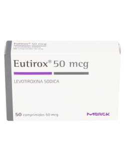 EUTIROX 50MCG LEVOTIROXINA SODIACA 50 COMPRIMIDOS LAB. MERCK