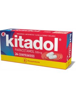 KITADOL PARACETAMOL 500 MG 24 COMPRIMIDOS BIOEQUIVALENTE LAB.CHILE