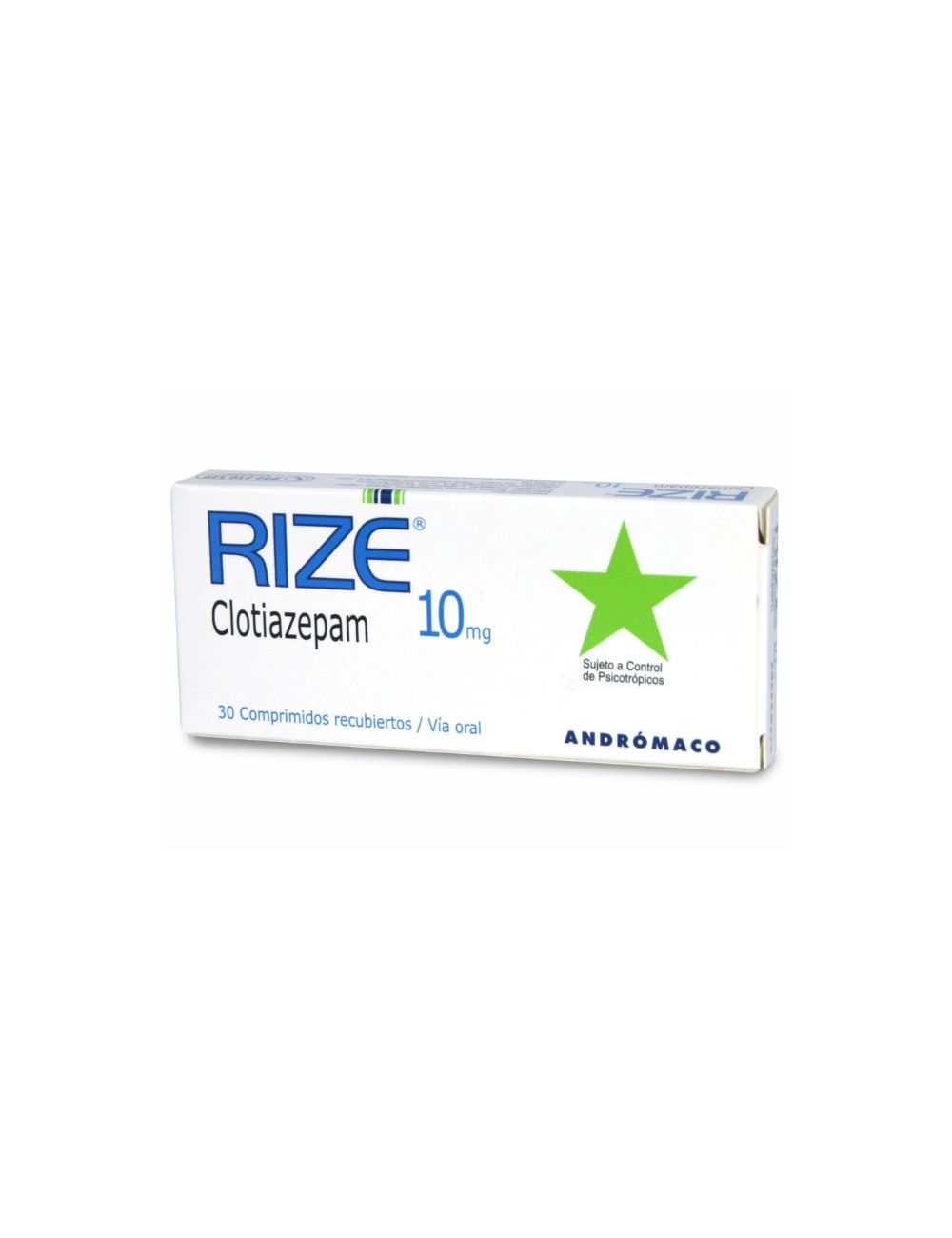 RIZE CLOTIAZEPAM 10MG X 30 COMPRIMIDOS LAB. ANDROMACO