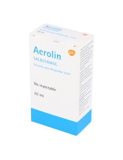 SALBUTAMOL AEROLIN SOLUCION PARA RESPIRADOR 20 ML LAB. GSK