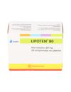 ATORVASTATINA LIPOTEN 80 MG COMPRIMIDOS RECUBIERTOS BIOEQUIVALENTE LAB. EXELTIS