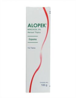 ALOPEK  MINOXIDIL 5%  100 GRS.AEROSOL TOPICO LAB. ROYAR PHARMA