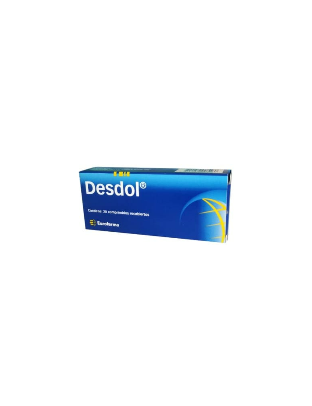 DESDOL PARACETAMOL CLORZOXAZONA 20 COMPRIMIDOS  LAB.EUROFARMA.