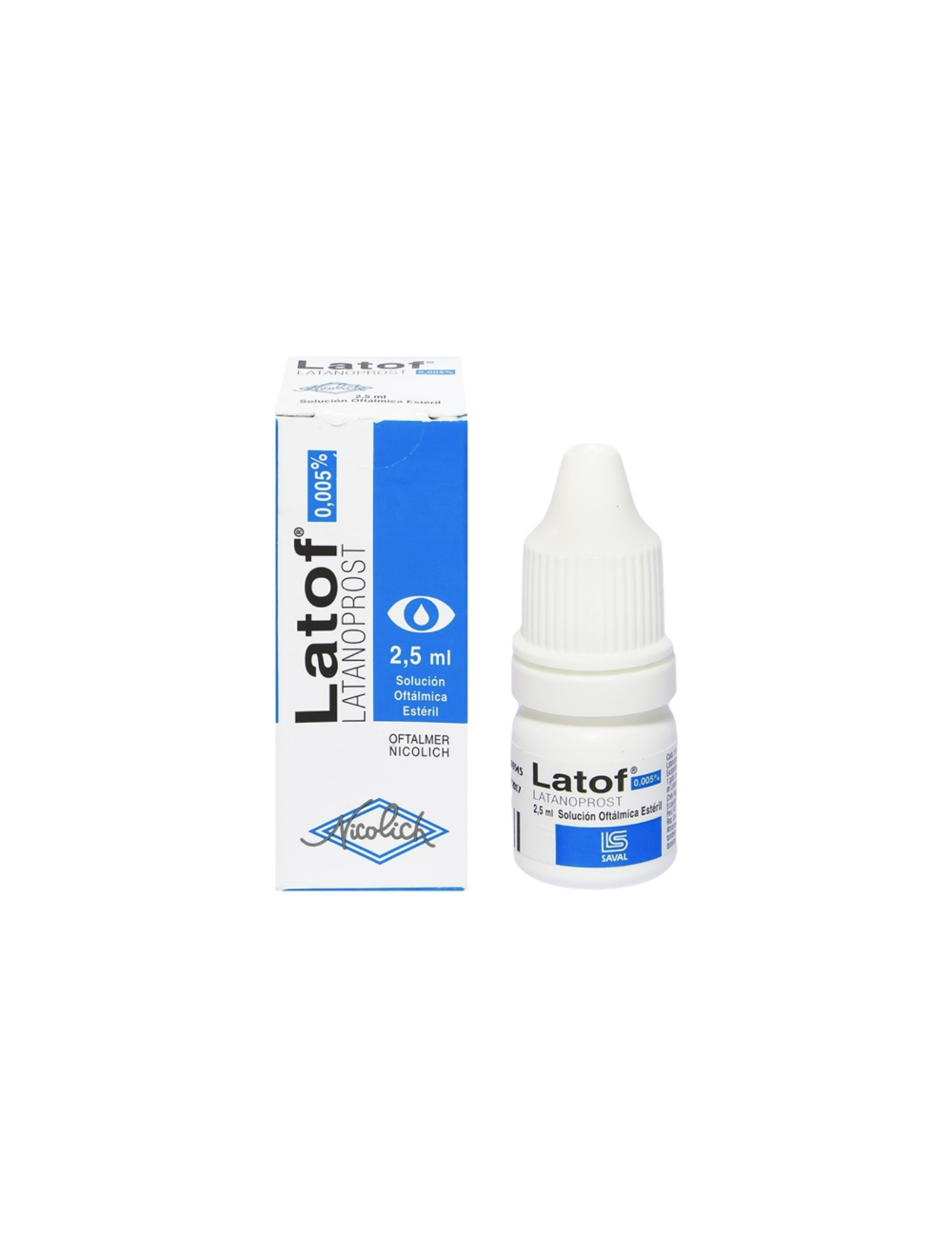 LATANOPROST LATOF 0.005 2.5 ML SAVAL