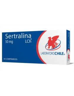 SERTRALINA 50 MG 30 COMPRIMIDOS BIOEQUIVALENTE LABORATORIO CHILE