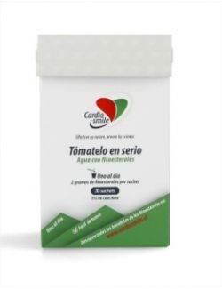 CARDIO SMILE AGUA CON FITOESTEROLES 2 GRAMOS  X SACHET 30 UNIDADES LAB.NUTRARTIS LTDA.