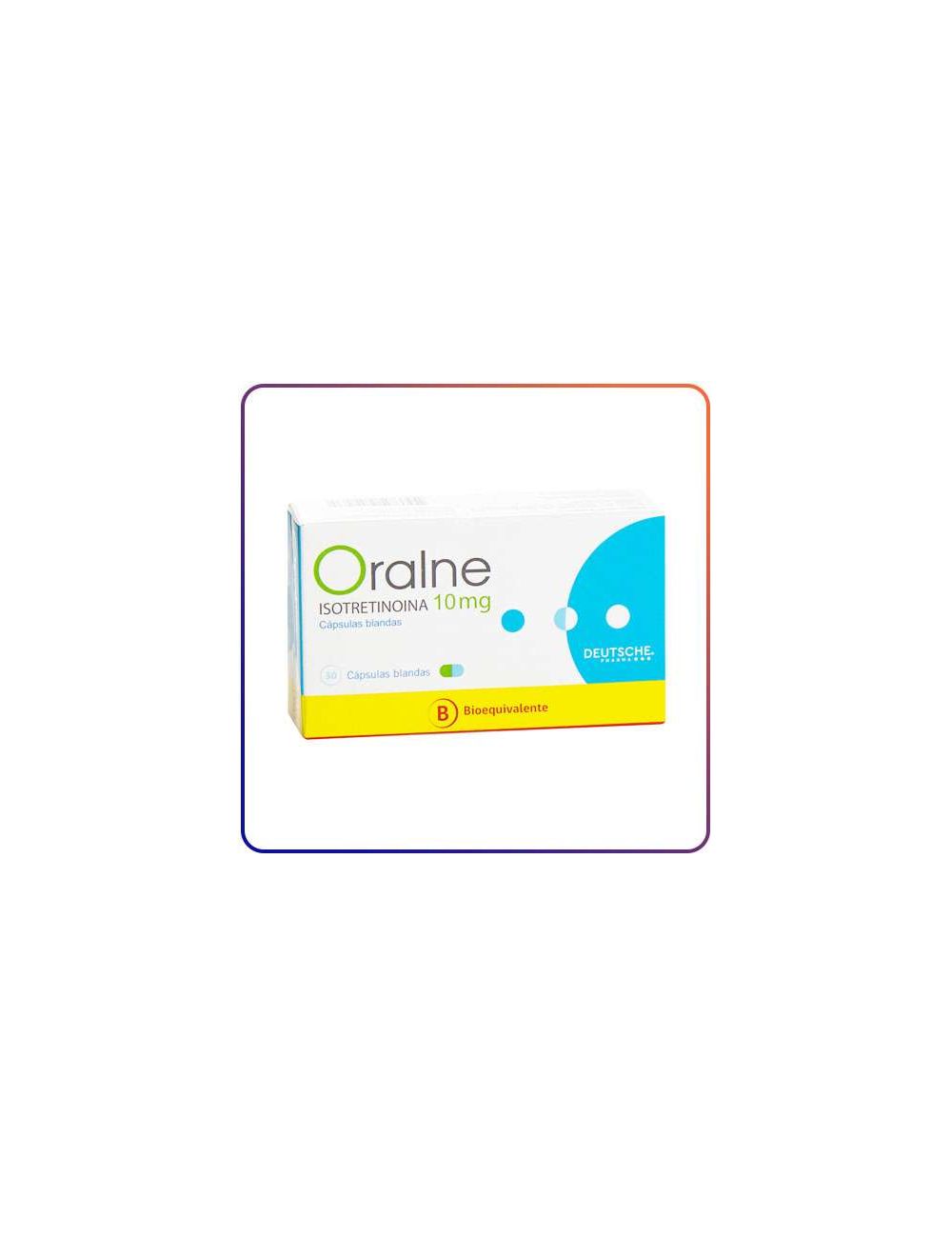 ORALNE ISOTRETINOINA 10MG 30 CAPSULAS BIOEQUIVALENTE LAB. DEUTSCHE PHARMA