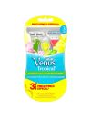 MAQUINA DE AFEITAR MUJER GILLETTE VENUS TROPICAL  X 3 UNIDADES