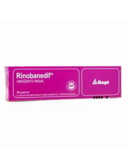 RINOBANEDIF BACITRACINA 50.000UI / NEOMICINA 0.35G UNGÜENTO NASAL 10 GRAMOS LAB. BAGORINOBANEDIF UNGÜENTO NASAL 10GRAMOS BAGO