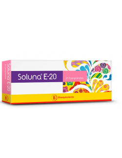 SOLUNA E-20 DESOGESTREL 150MCG / ETINILESTRADIOL 20MCG BIOEQUIVALENTE 21 COMPRIMIDOS LAB. MINTLAB