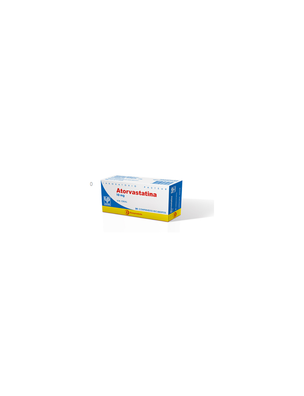 ATORVASTATINA 10 MG 30 COMPRIMIDOS BIOEQUIVALENTE PASTEUR