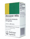 ATROVENT HFA BROMURO DE IPRATROPIO 20 MCG /DOSIS INHALADOR 200 DOSIS LAB.BOEHRINGER INGELHEIM
