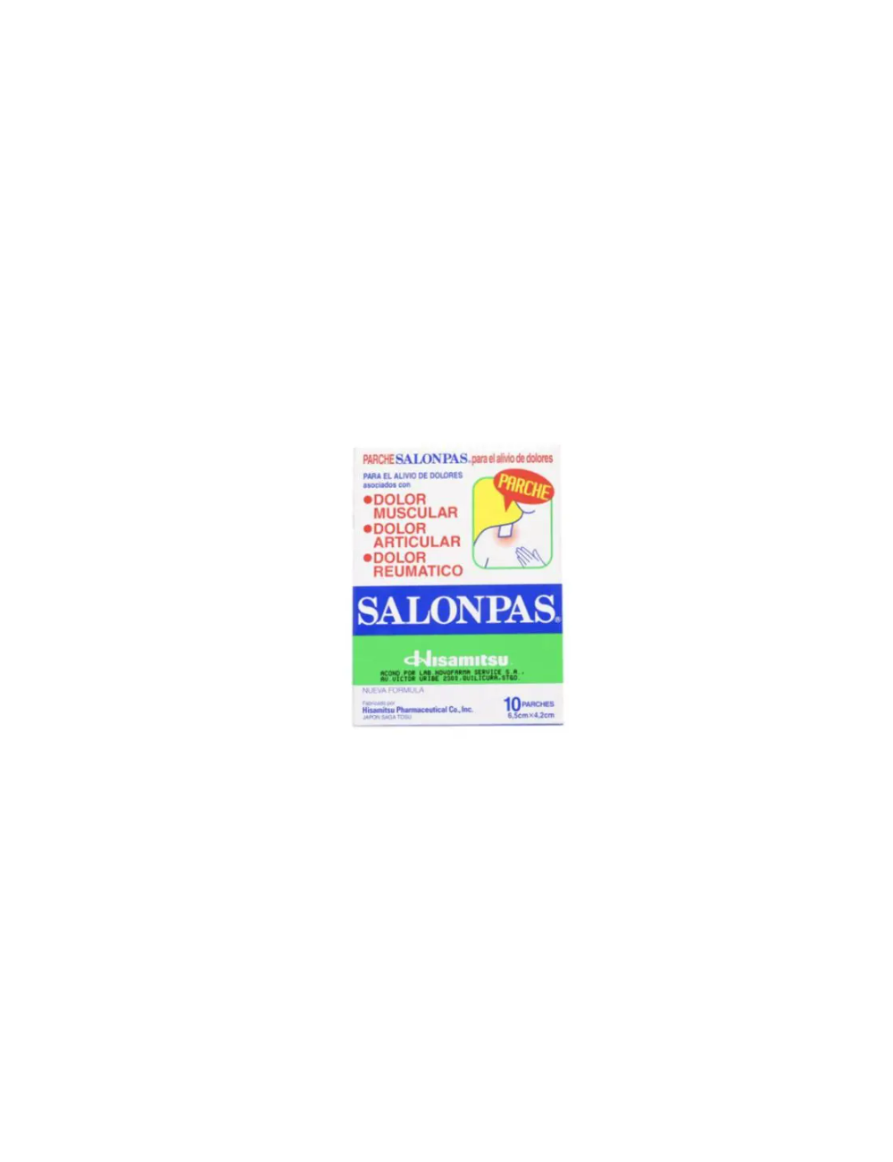 SALONPAS PARCHE 10 ANDROMACO