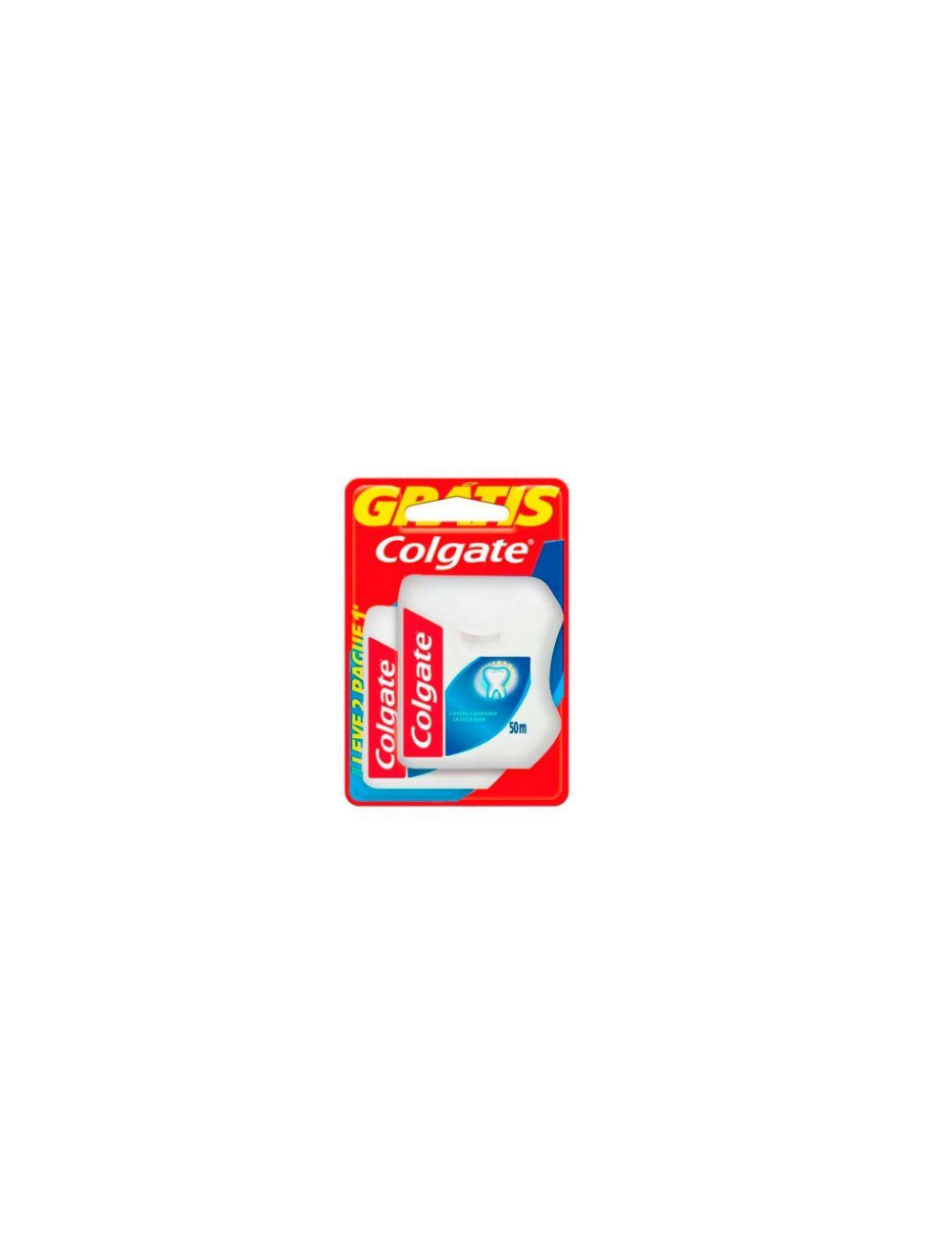 COLGATE HILO DENTAL ENCERADO 50 M X 2 UNIDADES