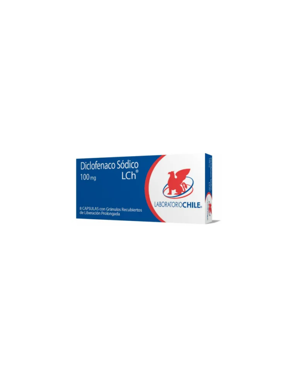 DICLOFENACO 100 MG 8 CAPSULAS LABORATORIO CHILE