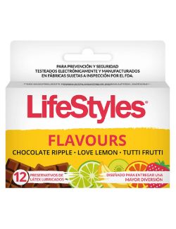 PRESERVATIVOS LIFESTYLES SABORES  X 3 UNIDADES.