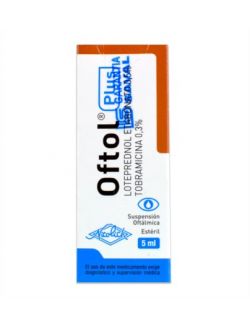 OFTOL PLUS LOTEPREDNOL ETABONATO 0.5% TOBRAMICINA 0.3% 5ML NICOLICH