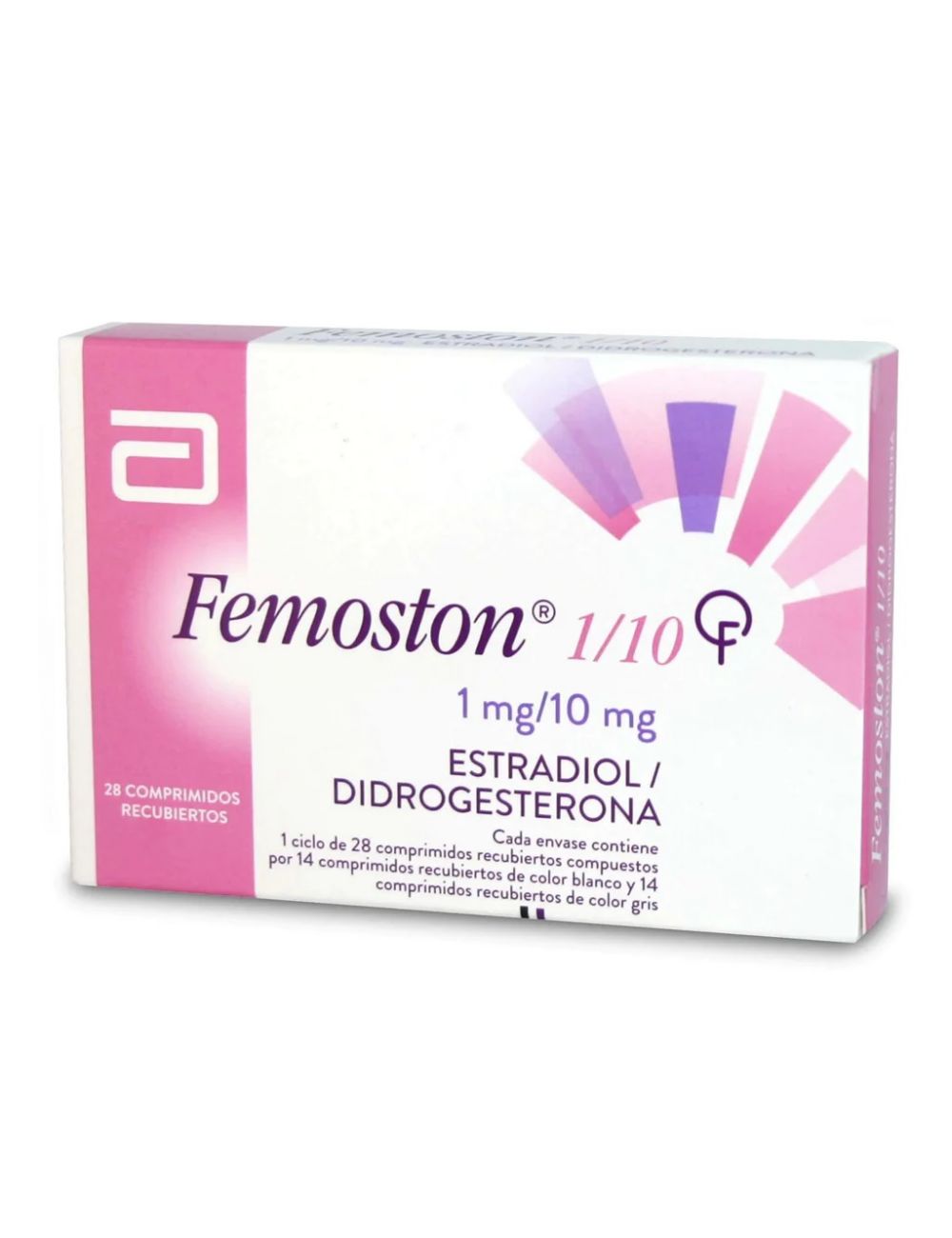 FEMOSTON  ESTRADIOL 1 MG/ DIDROGESTERONA 10 MG 28 COMPRIMIDOS RECUBIERTOS LAB. ABBOTT