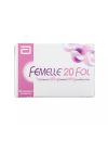 FEMELLE 20 FOL DROSPIRENONA 3 MG/ETINILESTRADIOL 0.020 MG/LEVONEFOLATO 0.451 MG COMPRIMIDOS RECUBIERTOS LAB.ABBOTT