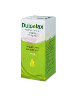 DULCOLAX 7.5 MG / ML 15 ML PICOSULFATO DE SODIO SOLUCION ORAL PARA GOTAS LAB. SANOFI