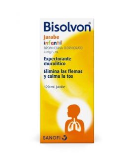 BISOLVON JARABE INFANTIL BROMHEXINA 4MG/5ML 125 ML LAB. SANOFI