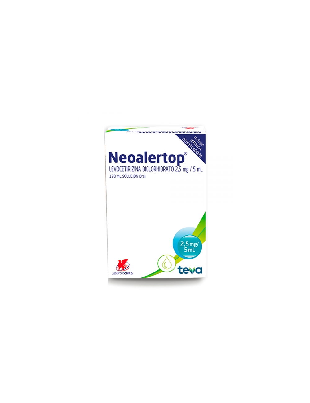 NEOALERTOP LEVOCETIRIZINA 2.5MG/5ML 120ML LABORATORIO CHILE