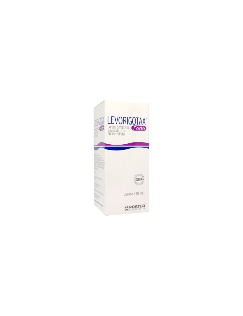 LEVORIGOTAX LEVOCETIRIZINA FORTE JARABE 5MG/5ML 120 ML BIOEQUIVALENTE PRATER