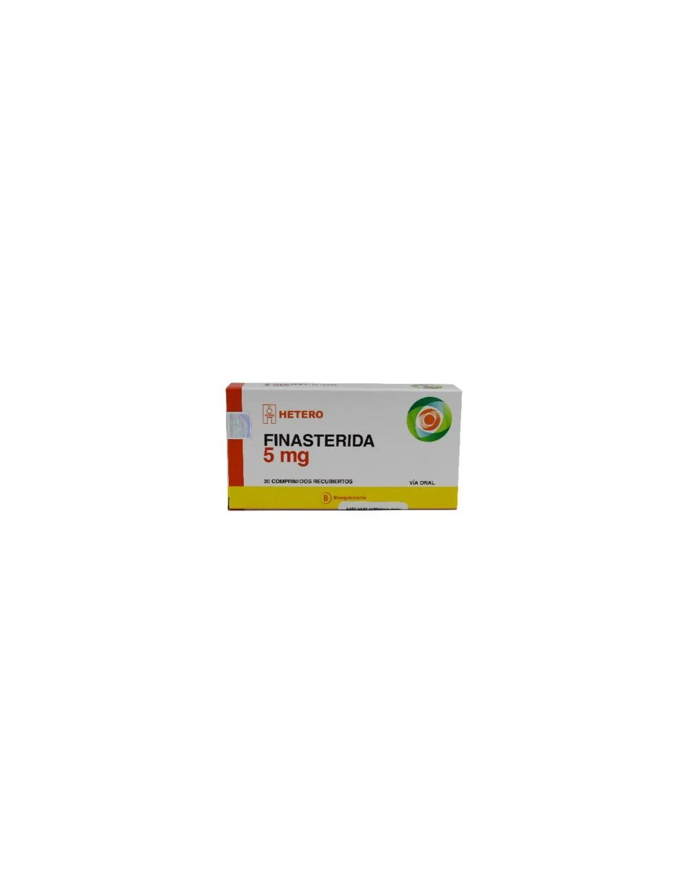 FINASTERIDA 5 MG  30 COMPRIMIDOS RECUBIERTOS BIOEQUIVALENTE  LAB.HETERO CENABAST
