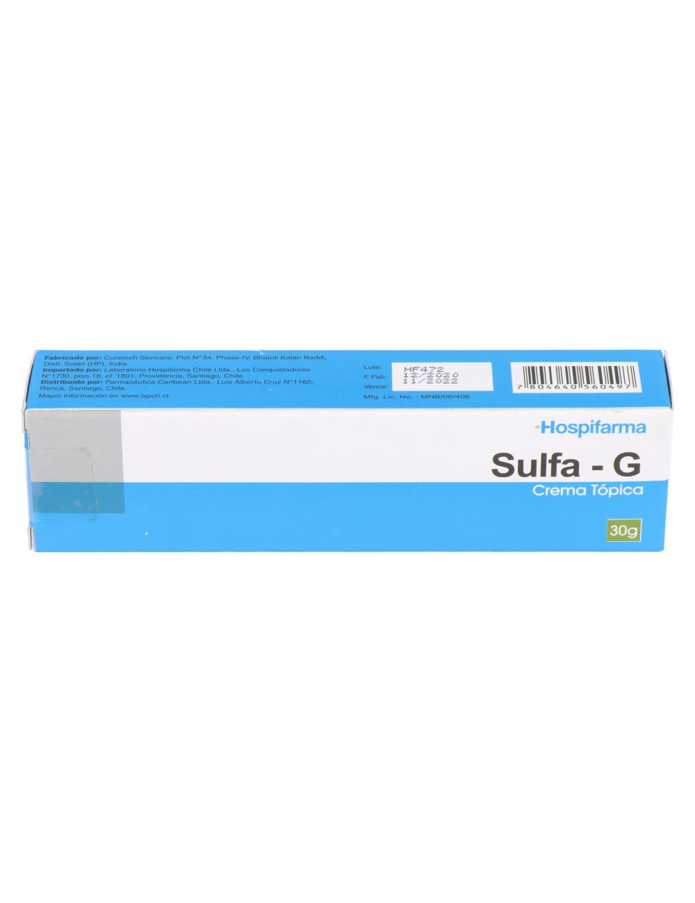 SULFA-G CREMA TOPICA 30G HOSPIFARMA