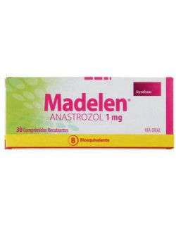 MADELEN ANASTROZOL 1 MG 30 COMPRIMIDOS BIOEQUIVALENTE SYNTHON