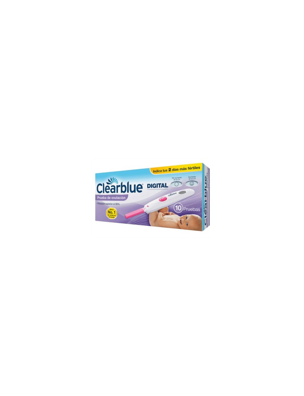CLEARBLUE DIGITAL TEST DE OVULACION 10 PRUEBAS