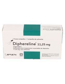 DIPHERELINE SUSPENSION INYECTABLE TRIPTORELINA 11.25 MG IPSEN CENABAST..