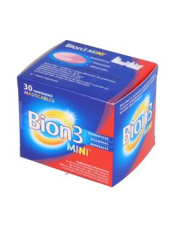 BION 3 MINI  30 COMPRIMIDOS MASTICABLES