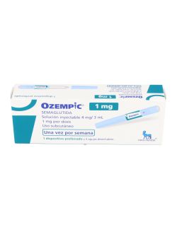 OZEMPIC 1MG SEMAGLUTIDA SOLUCION INYECTABLE 4MG/ 3ML LAB. NOVO NORDISK.