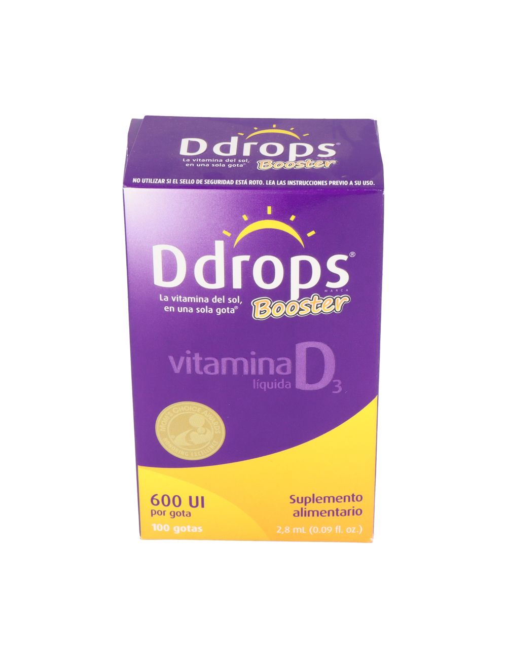 DDROPS  BOOSTER VITAMINA D3 600 UI 100 GOTAS 2,8 ML