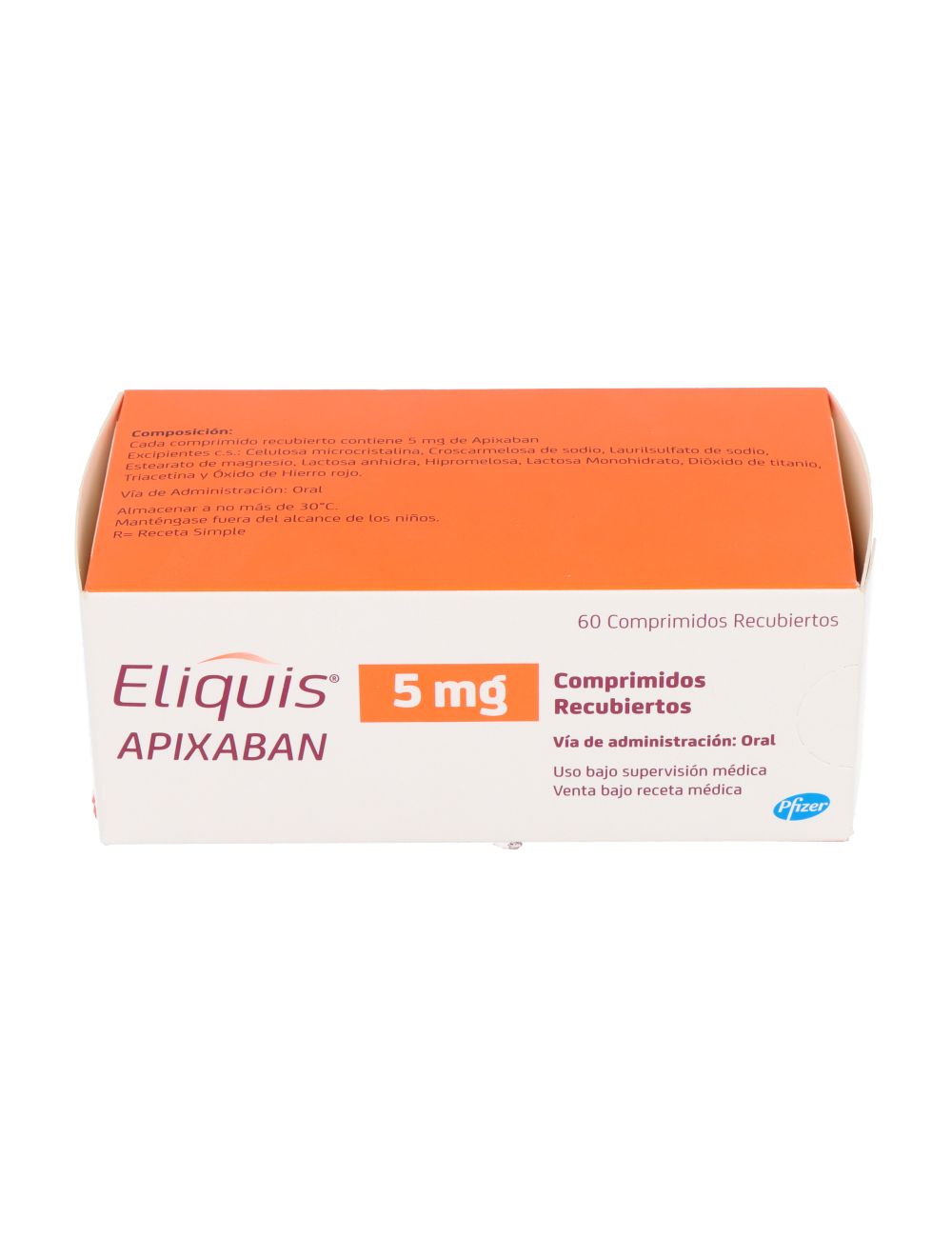 ELIQUIS APIXABAN 5 MG 60 COMPRIMIDOS PFIZER