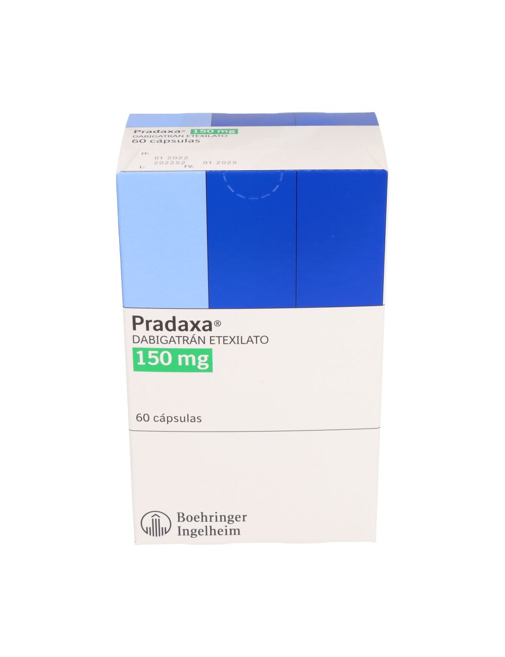 PRADAXA DABIGATRAN ETEXILATO 150MG 60 CAPSULAS BOEHRINGER CENABAST