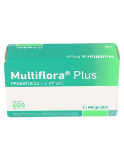 MULTIFLORA PLUS PROBIOTICOS 1X10 8 UFC 60 CAPSULAS  LAB.MAGALABS