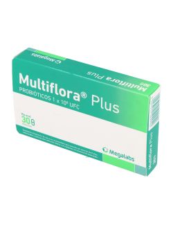 MULTIFLORA PLUS PROBIÓTICOS 1X 10 UFC  30 CÁPSULAS  LAB.PHARMA INVESTI