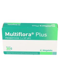 MULTIFLORA PLUS PROBIÓTICOS 1X 10 UFC  30 CÁPSULAS  LAB.PHARMA INVESTI