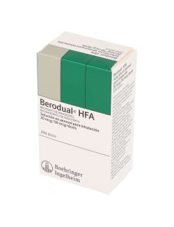 BERODUAL HFA 20 MCG /50 MCG DOSIS 200 DOSIS LAB. BOEHRINGER INGELHEIM CENABAST